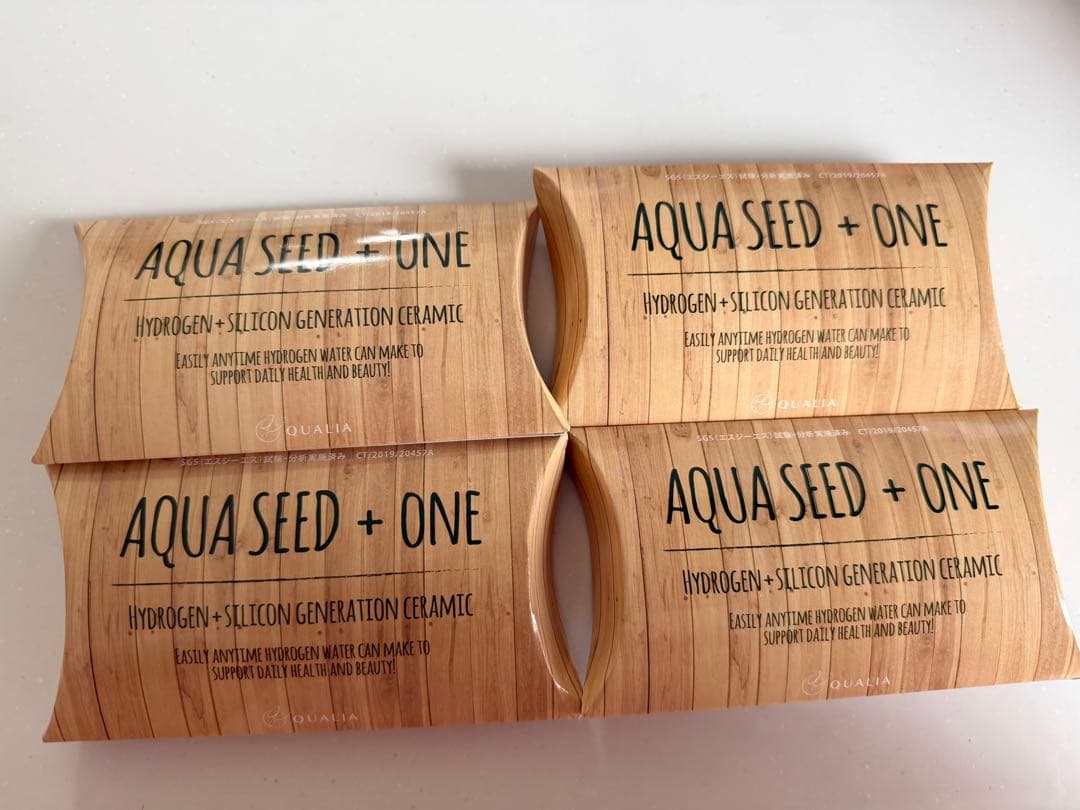 クオリア AQUA SEED + ONE 浄水器カートリッジ 4個セット