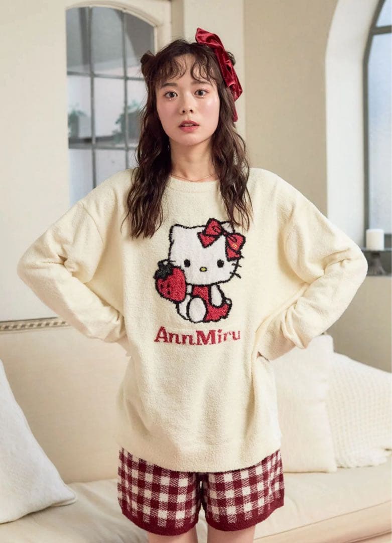 アンミル ミルと365日 AnnMiru ルームウェア　ハローキティ