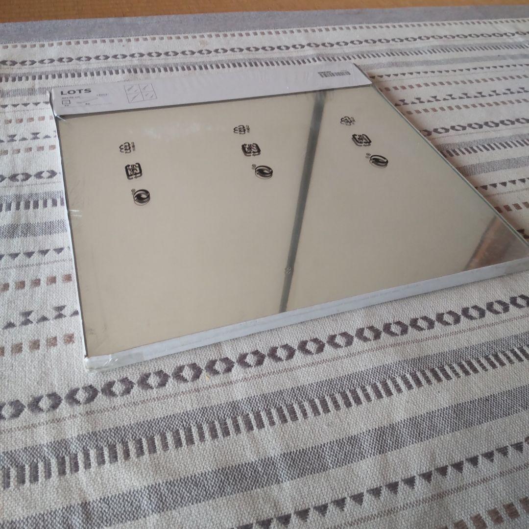 IKEA 壁に貼る鏡 30x30cm 4枚×４セット LOTS ウォールミラー