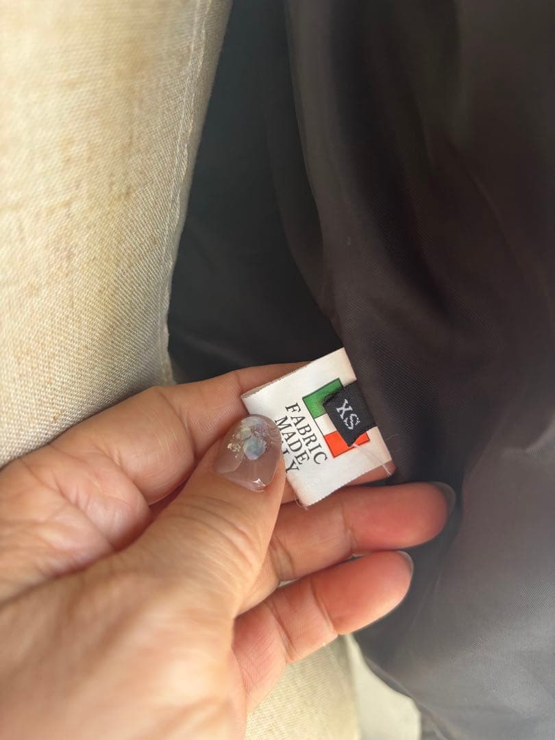 ラムレザー　キルティングジャケット　黒　美品　スレンダーな方向け