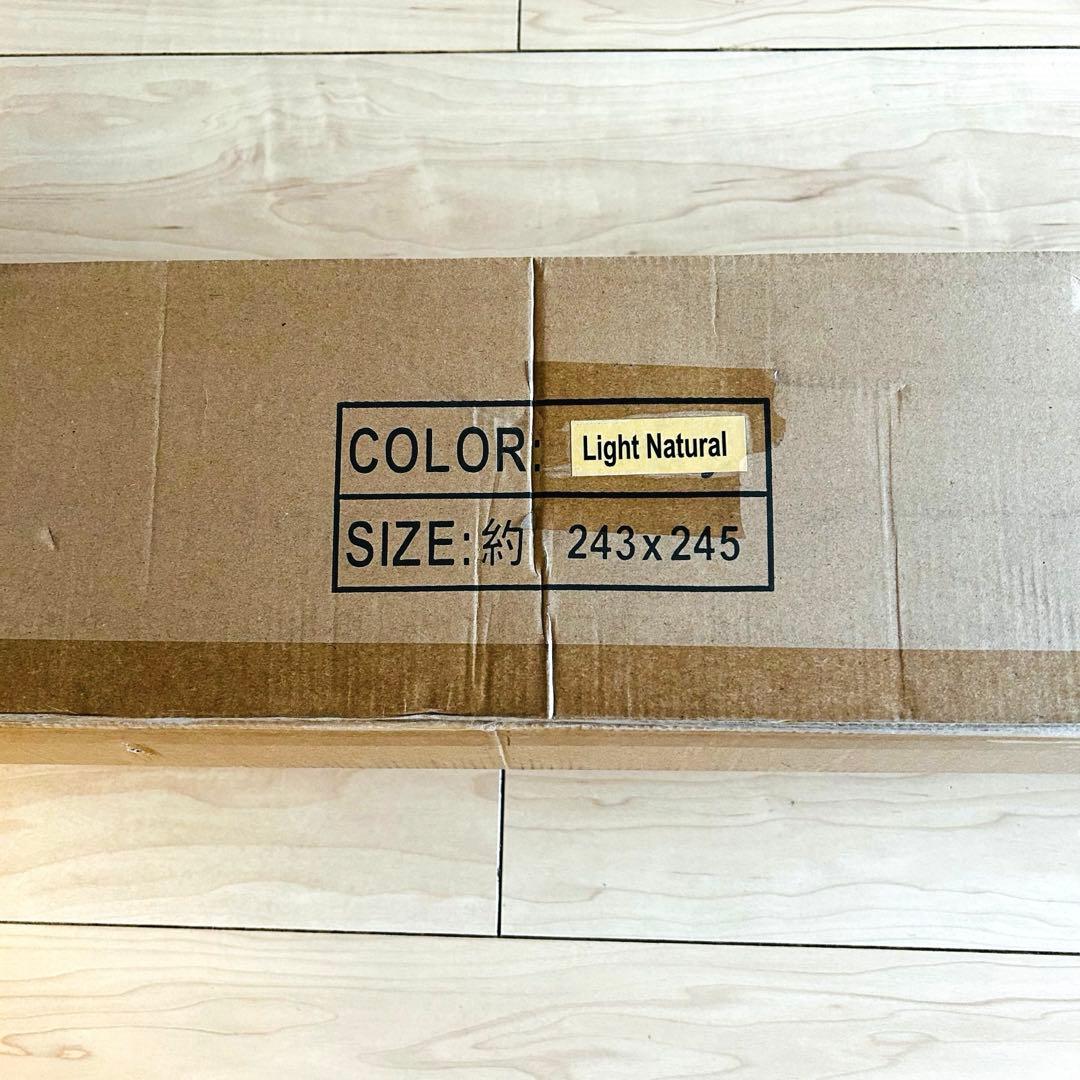 ⭐️ウッドカーペット⭐️ライトナチュラル色団地間4.5畳用約243×245cm