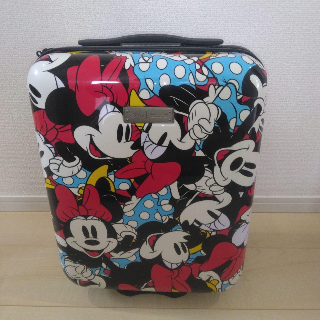 【極美品】ディズニー アメリカンツーリスター ミニーちゃん　スーツケース セット