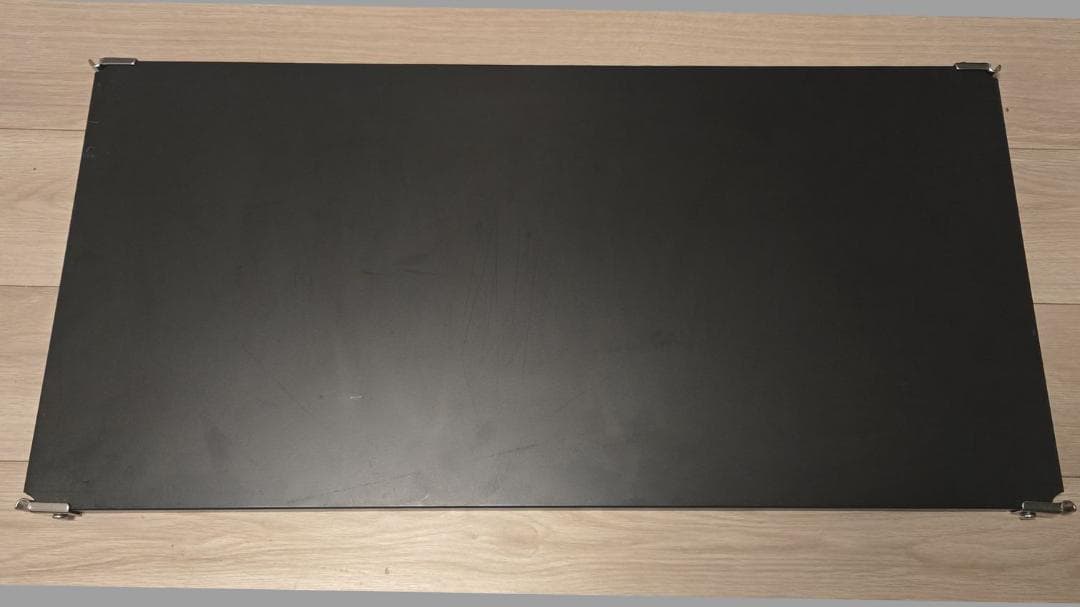 ステンレスユニットシェルフ用・追加棚・ダークグレー 幅84cmタイプ 4枚セット