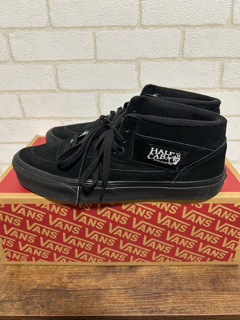VANS HALF CAB ブラック ハイカットスニーカー