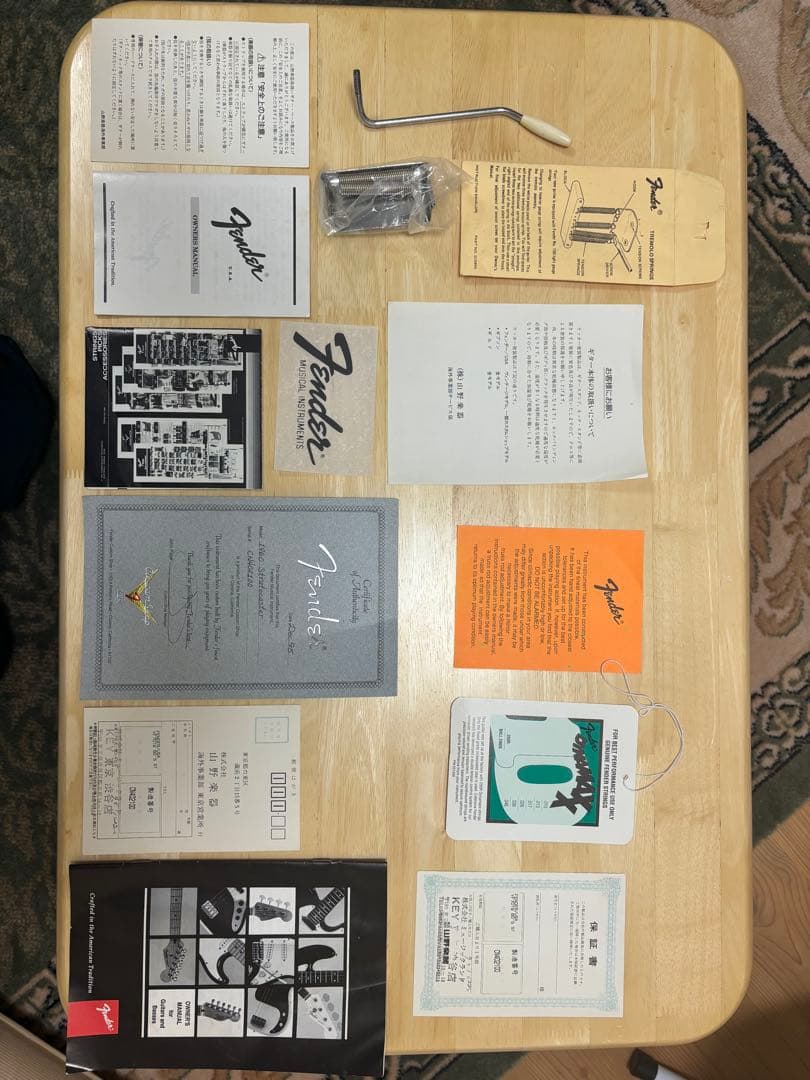 Fender customshop ストラトキャスター 95年製バーズアイネック