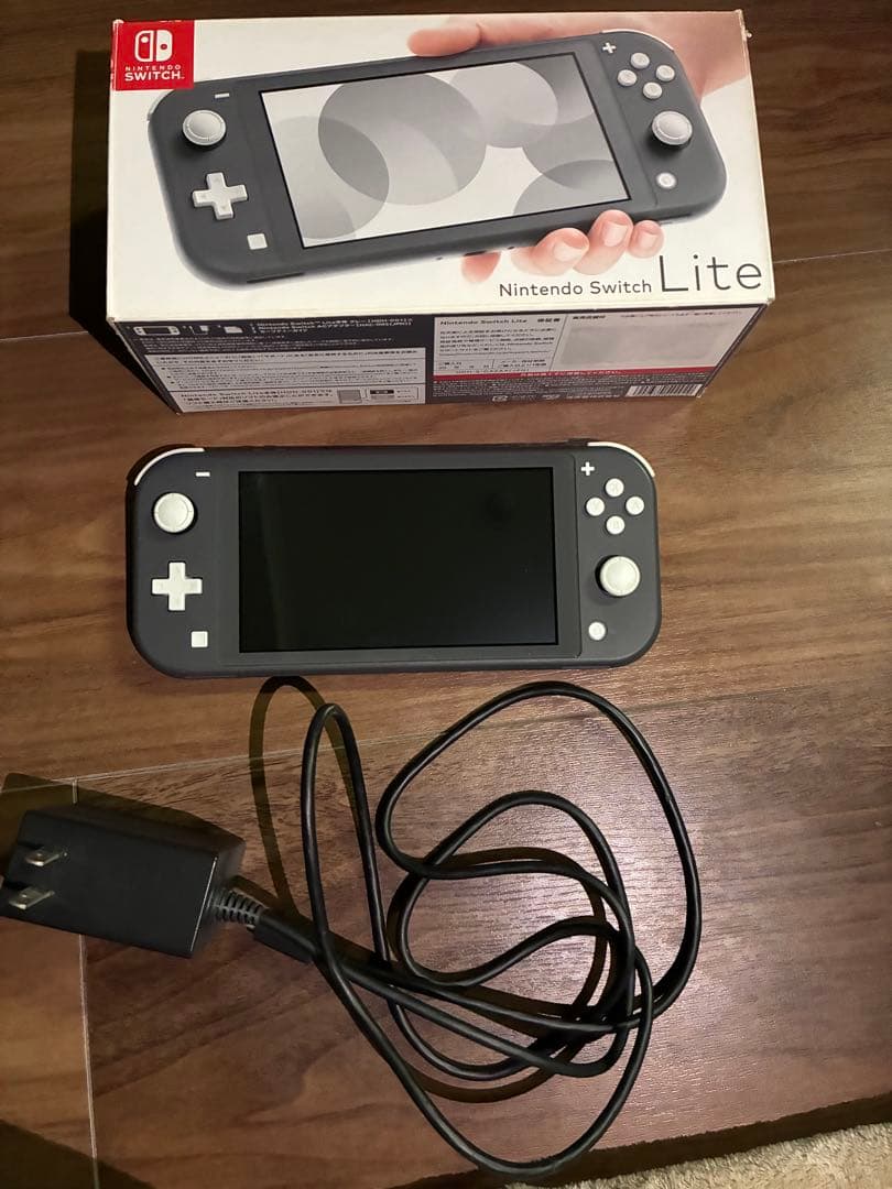 @*キ様 Nintendo Switch Lite グレー 本体 ACアダプター