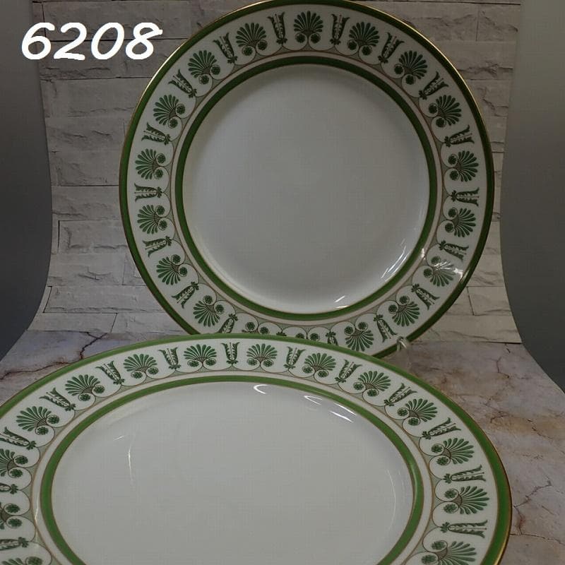 RU-6208　リチャードジノリ　パルメッテ　エメラルド　大皿　プレー度　4客