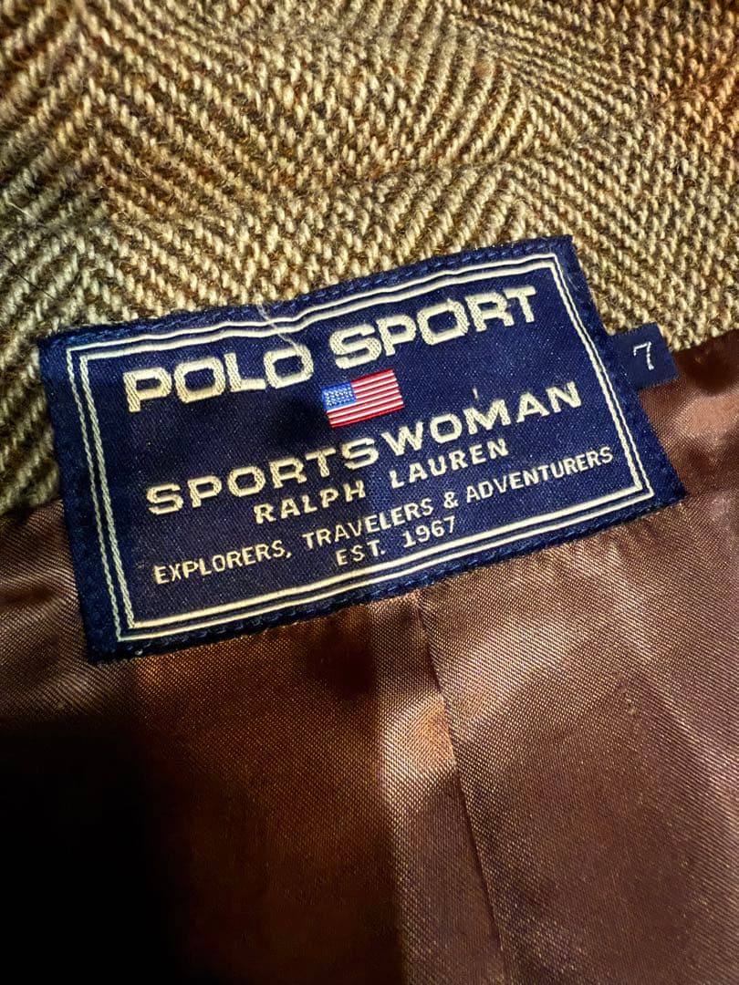 ラルフローレン／ ツイードコート　レディース　メンズ