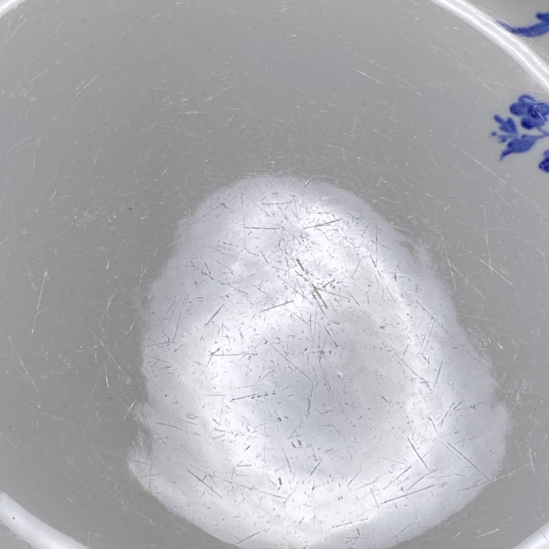 ✻ 北欧ヴィンテージ ✻old ARABIA アラビア 青い花プレート深皿 3枚