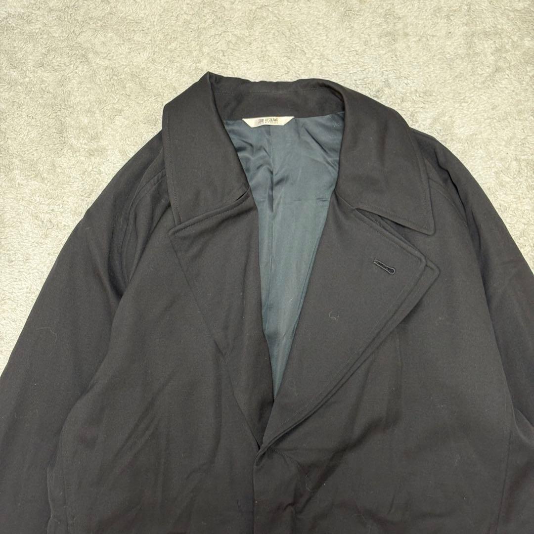 SHIN HOSOKAWA ロングコート ウール M ブラック CB42