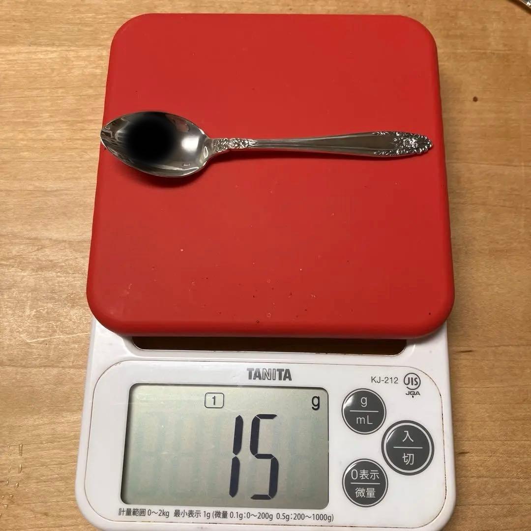 三越　シルバースプーン　銀スプーン　シルバー950 梅　ウメ　マリーゴールド