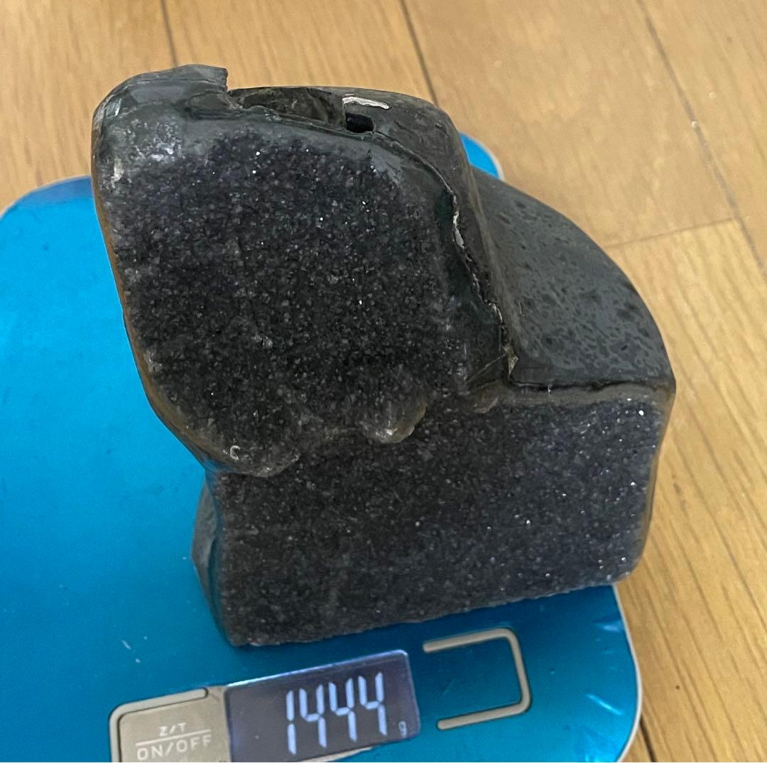 グレーアメジストドーム 水晶原石 浄化 クリスタル パワーストーン 約1.4キロ