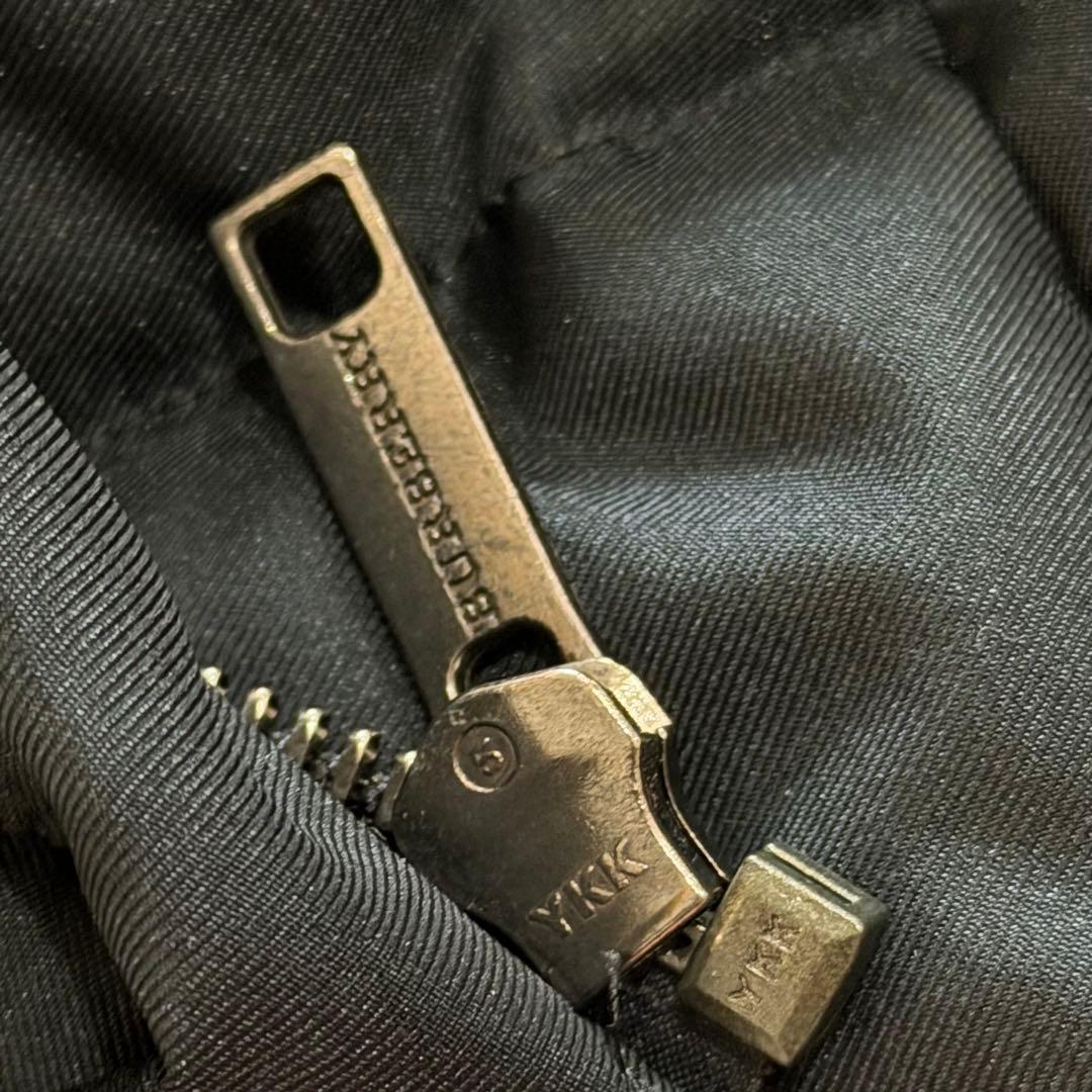 バーバリーロンドン　ダウンコート　ノバチェック ベルト　ファー　ブラック　4L