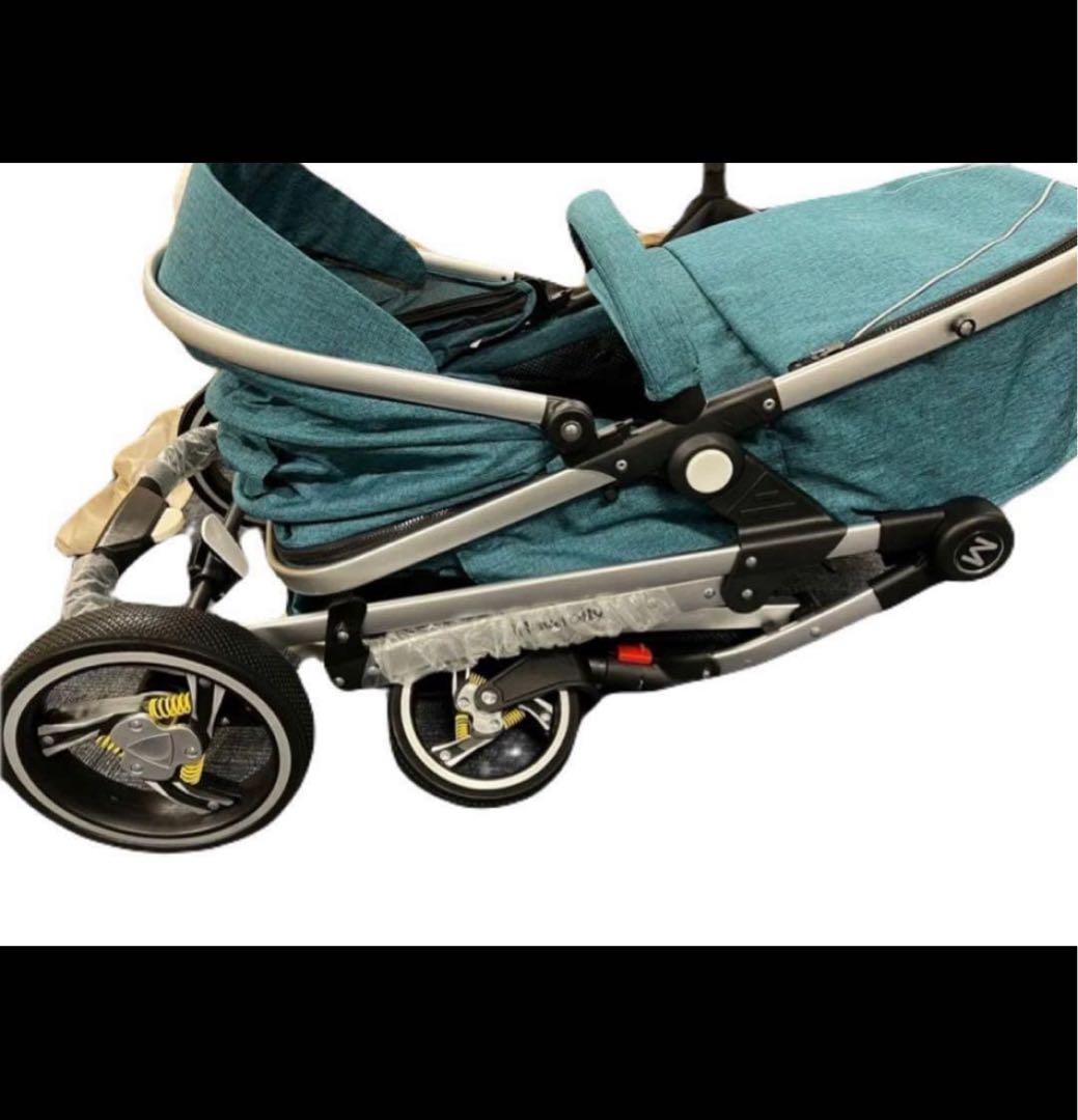 超値引き中❗️新品　Maydolly ベビーカー　高級ベビーカー　バギー　グリーン