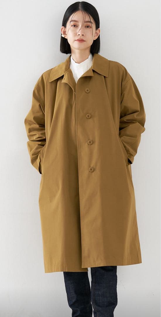 別注】タイオン ダウンジャケット付 3WAY バルカラーコート レディース XL