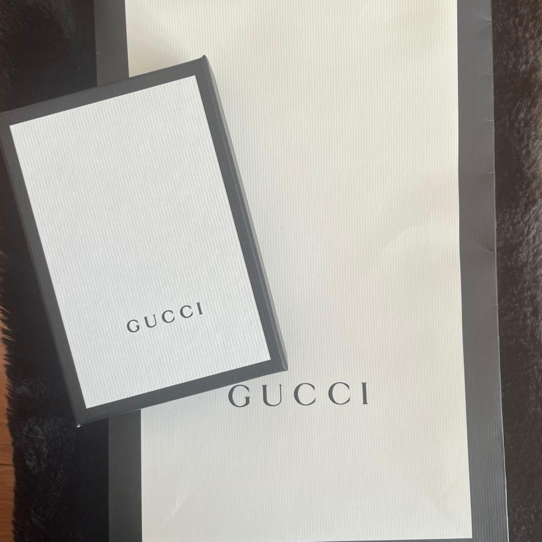 GUCCI マネークリップ 黒 GGパターン