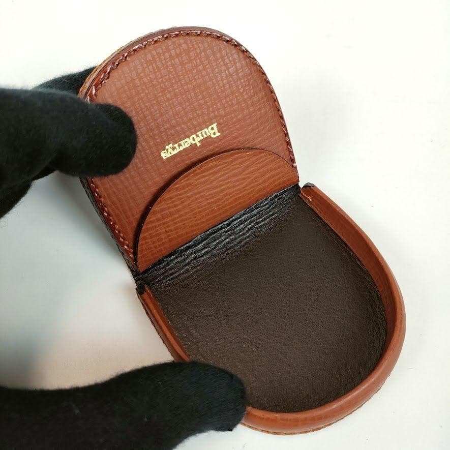 未使用 BURBERRYS バーバリーズ ケース 小銭入れ 馬蹄型 レザー