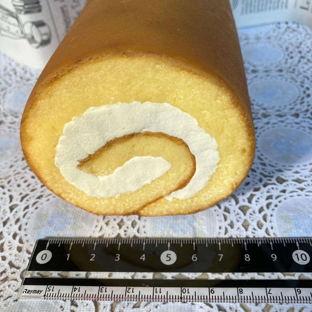 ロールケーキサンプル バニラ　日本製イワサキ