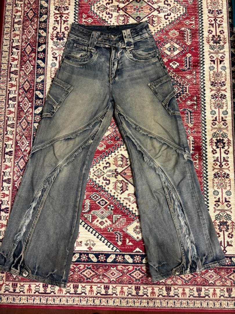 パンツ PERSONSOUL Destructive Denim Jeans