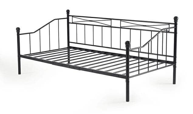 超人気！北欧風 1人用 シングルベッド 耐震 【ホワイト】