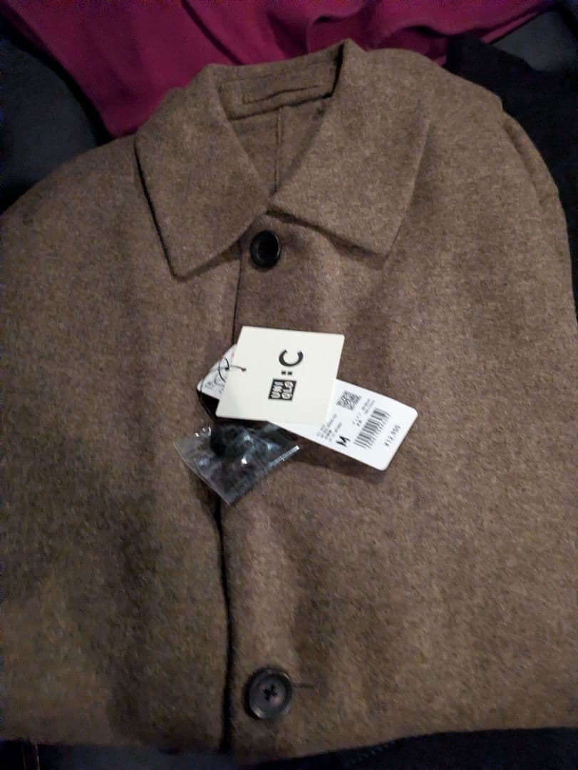 t*n様 ダブルフェイスコート　UNIQLO C