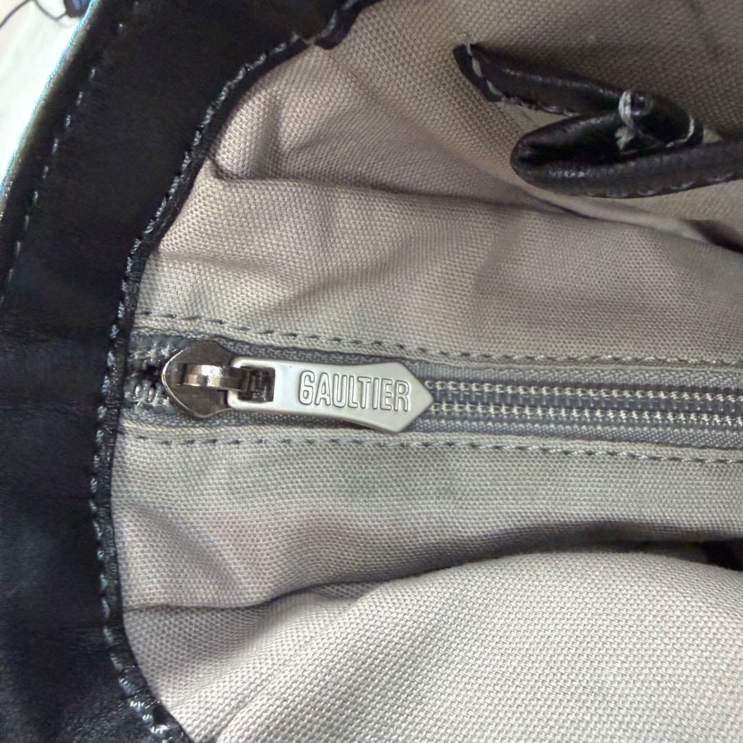 非売品 ジャンポール ゴルチエ ドラゴン カメオ ハンドバッグ ブルー ブラック