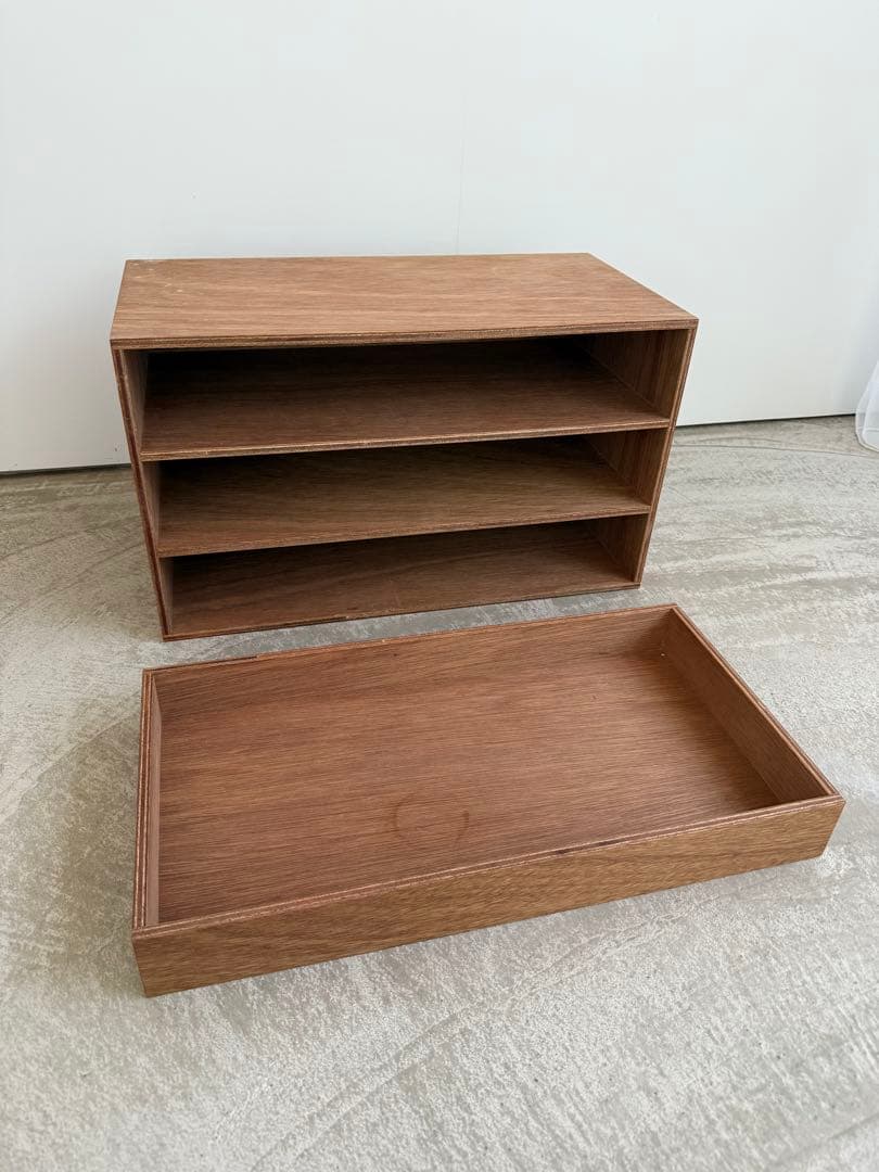 LAUAN SHELVES 3段ナチュラル　D&DEPARTMENT