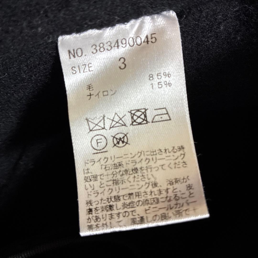 Ｎ．Ｏ．Ｒ．Ｃ ブラック　ロングコート サイズ3