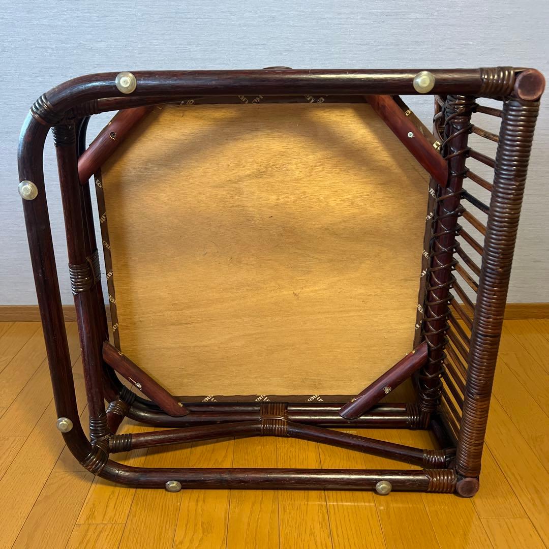 YAMAKAWA ラタン 籐 ヴィンテージ アンティーク ソファ 座椅子 ③