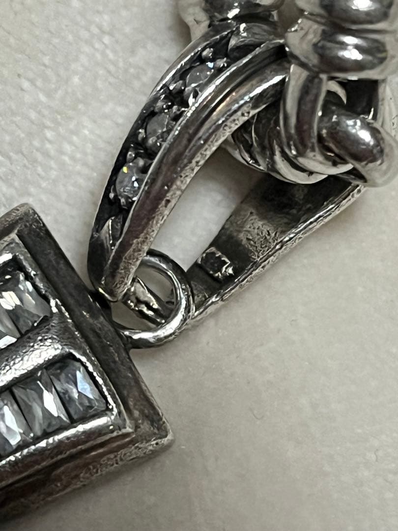 b-boy ネックレス シルバー925 アヴァランチ似 ジルコニア