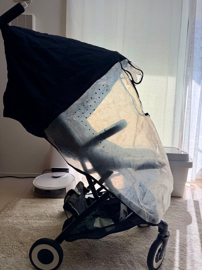 ベージュ ナイロン製 ベビーカー cybex