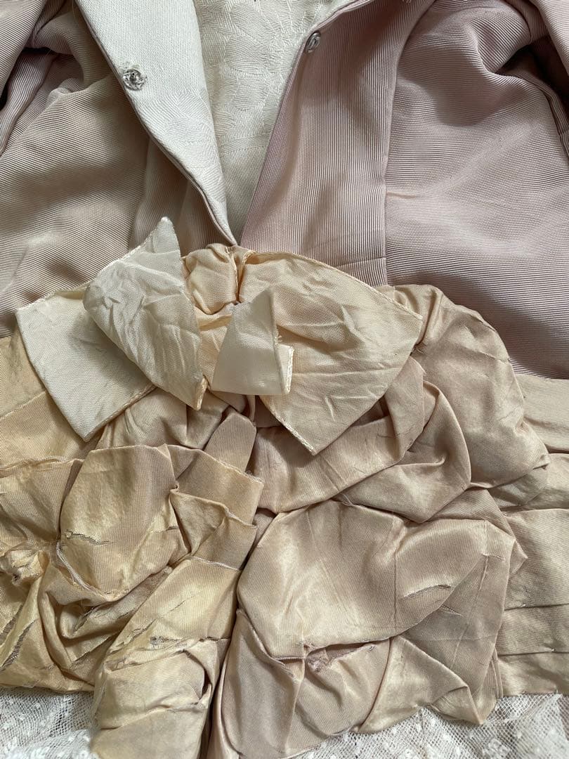 ♡ アンティークビスクドール さんのドレス♡ アンティークドールドレス