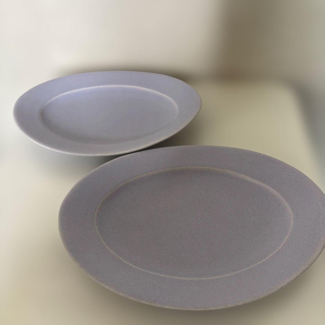 Awabi ware オーバル皿M アワビウェア 岡本純一