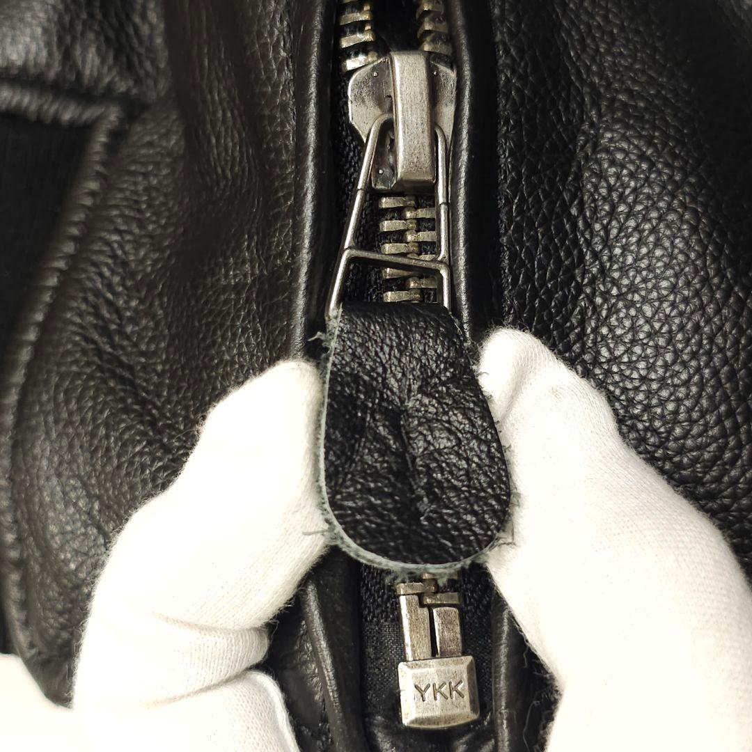 G-1 レザーフライトジャケット CVA-59 空母フォレスタル ブラックエース