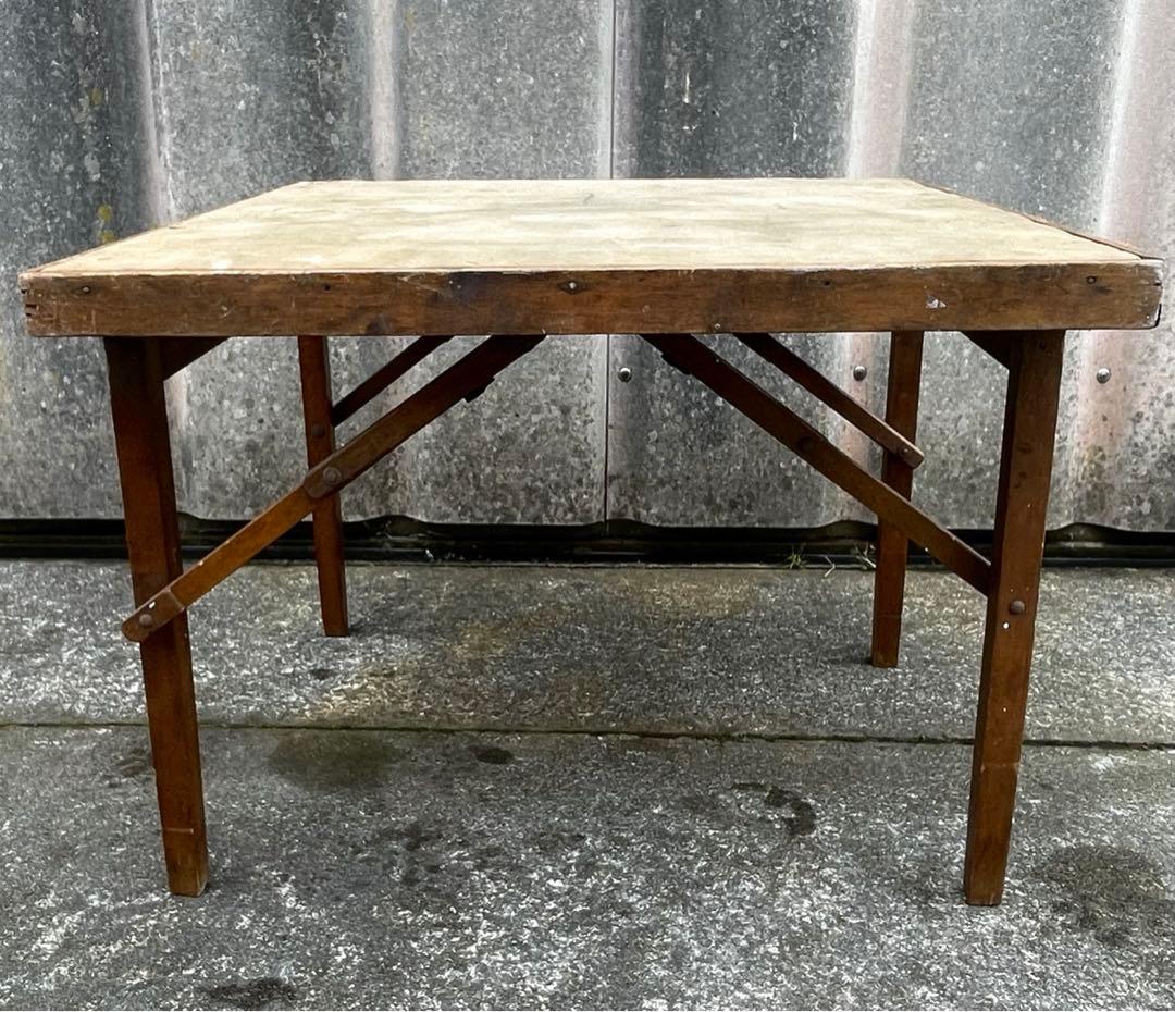 稀少/ビンテージ/USA製/フォールディングテーブル/テーブル/折りたたみ