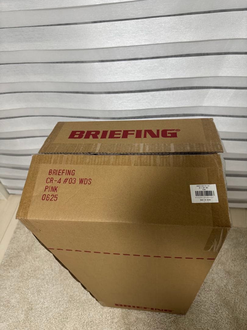 BRIEFING WIND AND SEA キャディバッグ サックス pink