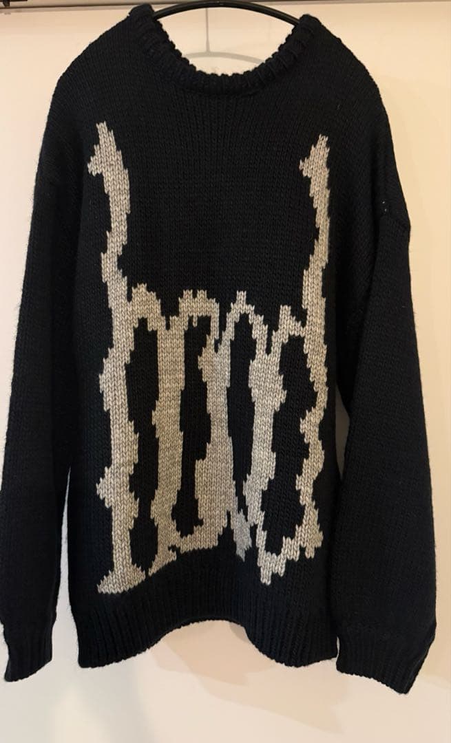 【hood】モリハルナさん　ロゴ チャンキーニット