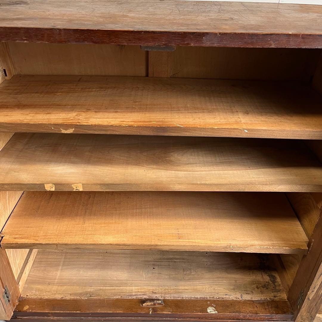 g*e様 アンティーク チェスト 棚 棚板取り外し可能 レトロ