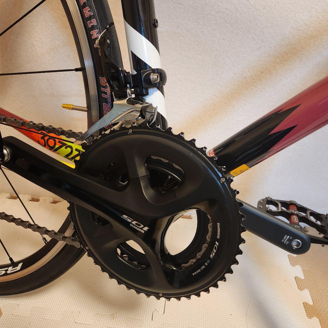 引き取りのみ　VIGORELLI ロードバイク 105 クロモリフレーム