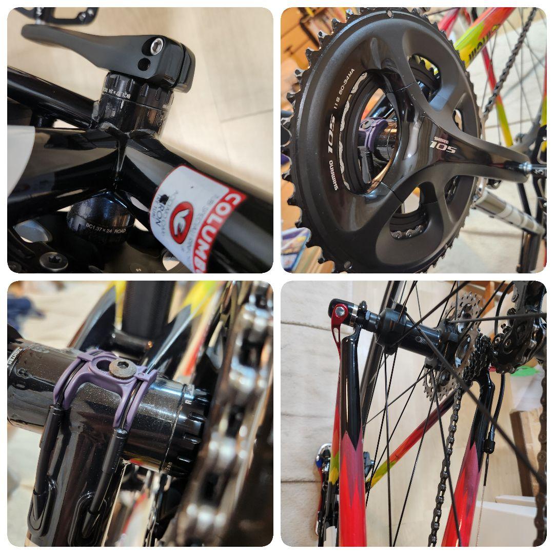 引き取りのみ　VIGORELLI ロードバイク 105 クロモリフレーム