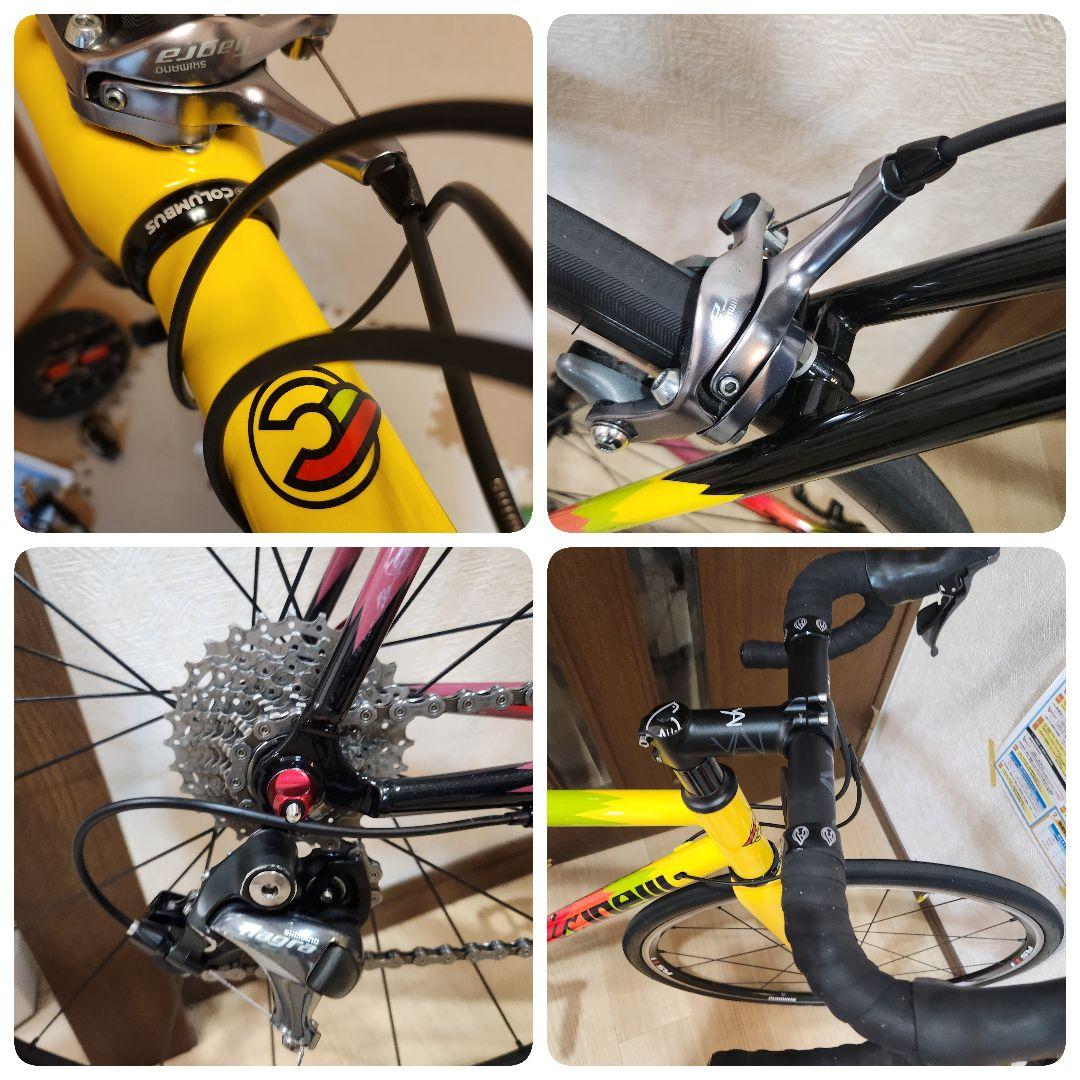 引き取りのみ　VIGORELLI ロードバイク 105 クロモリフレーム