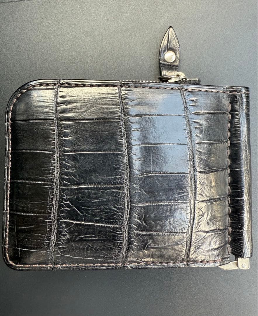 値下中！PREBRIC プレブリック　クロコダイル　クロコ　マネークリップ