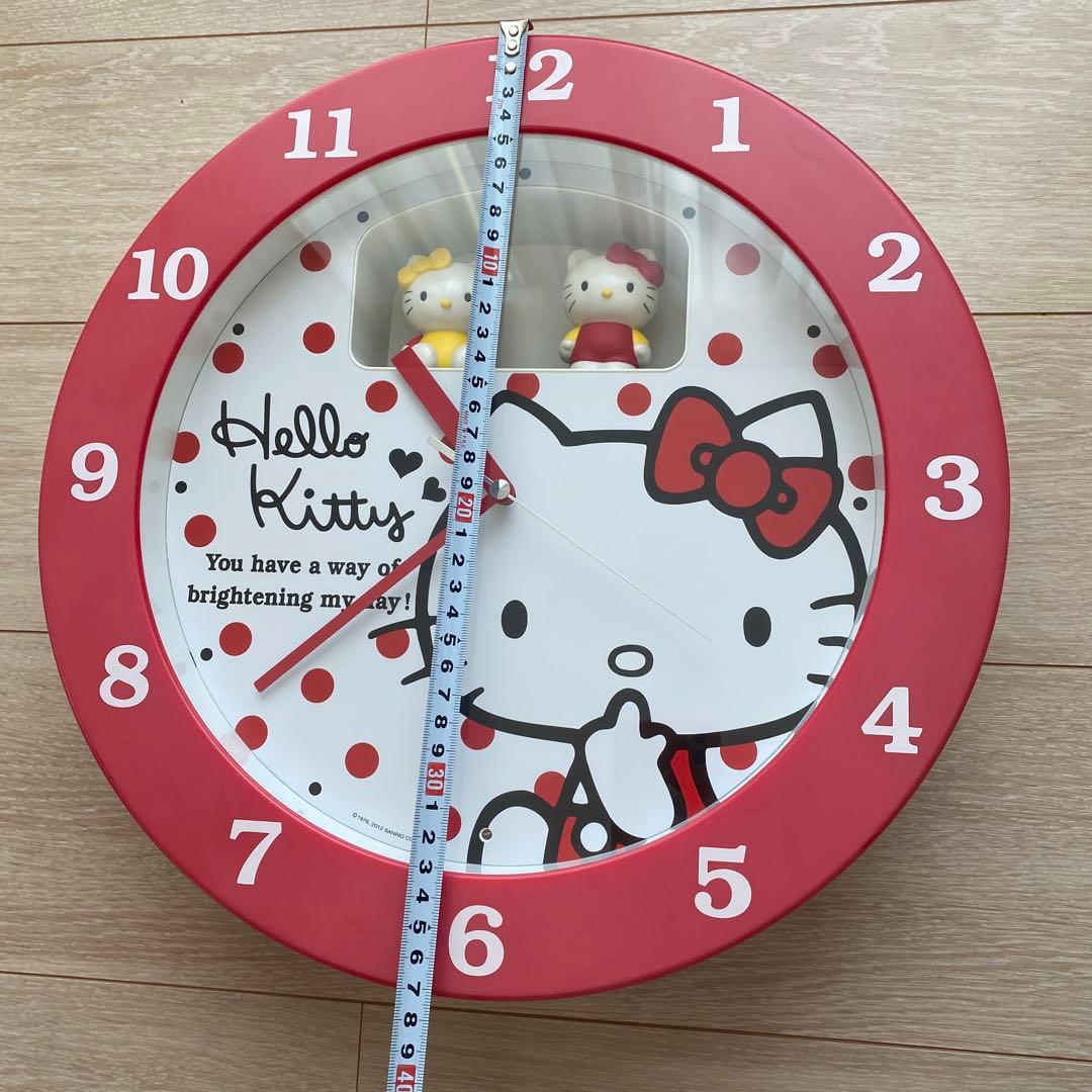 ハローキティ 掛け時計 からくり時計