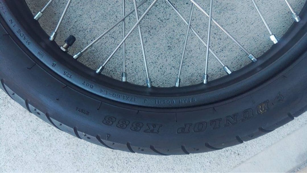 DUNLOP　ハンターカブJA65 タイヤホイールセット