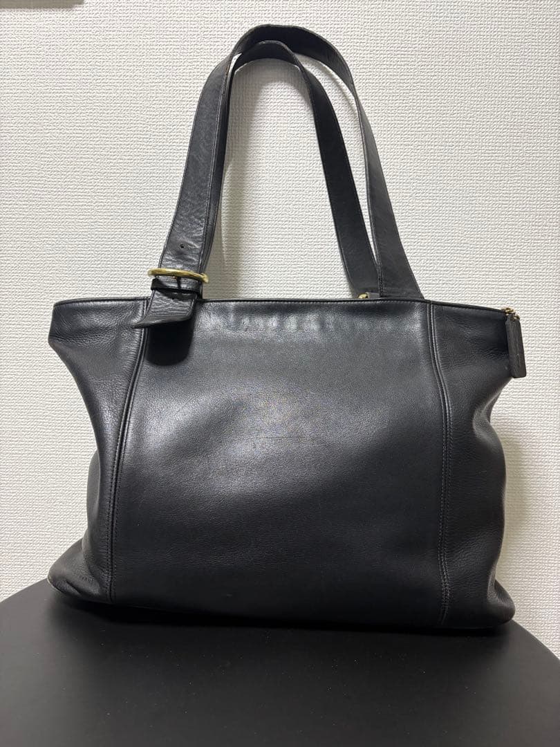 【USA製】OLD COACH 4155 レザートートバッグ 黒