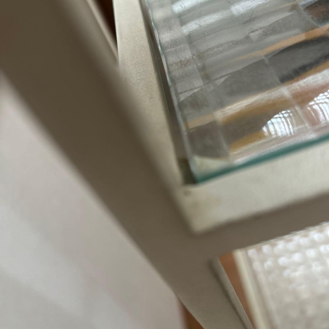 土*和様 本日限定お値下げ　アイアンシェルフ　デザインガラス