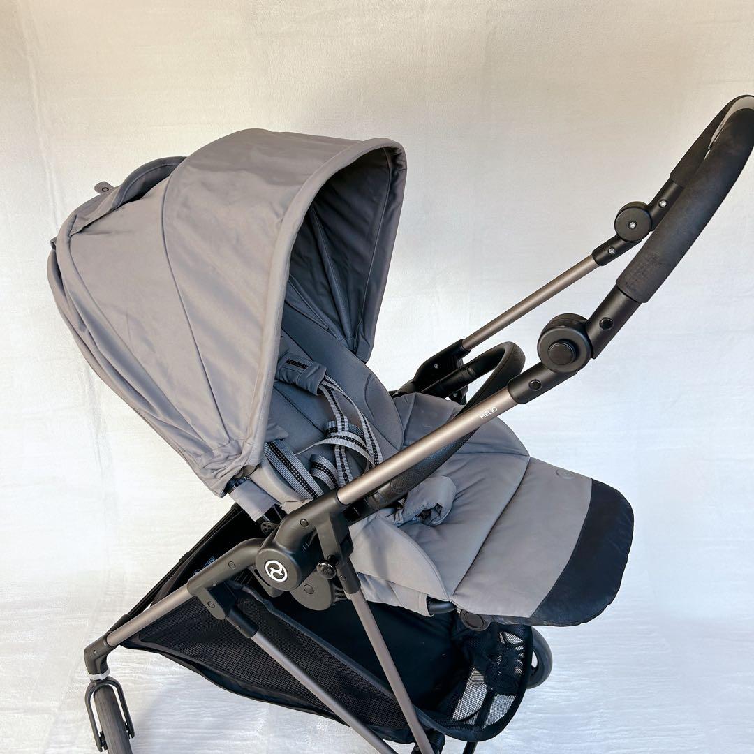 良品✨️　サイベックス　ベビーカー　メリオ　カーボン　軽量　両対面 グレー