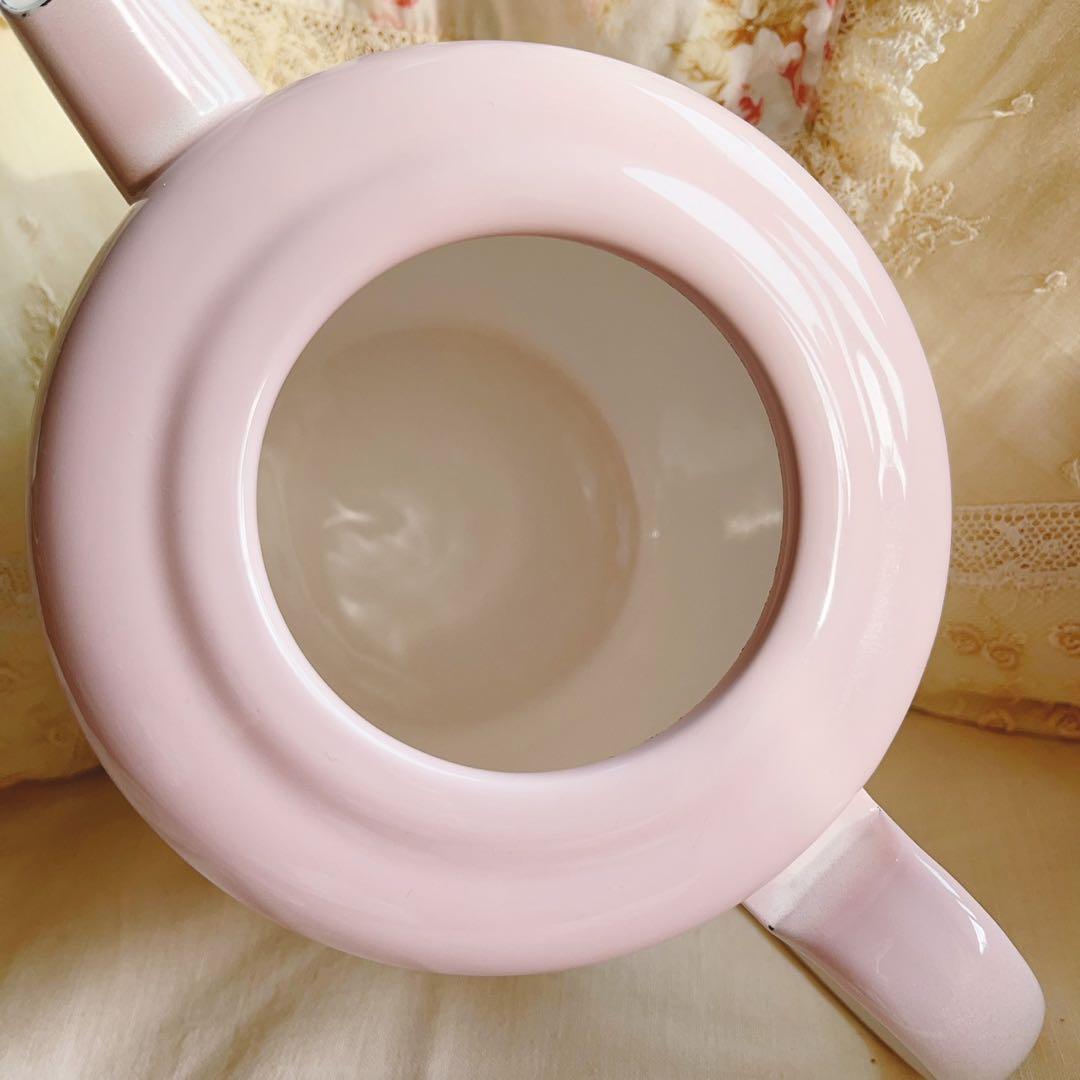 お値下げ♡イマンホーローポット薔薇マニーローズバスケットニトリフレンチカントリー