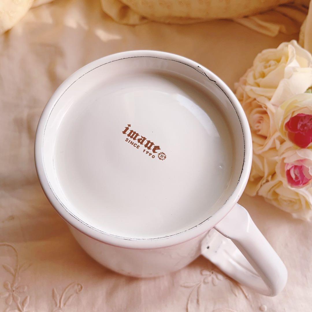 お値下げ♡イマンホーローポット薔薇マニーローズバスケットニトリフレンチカントリー