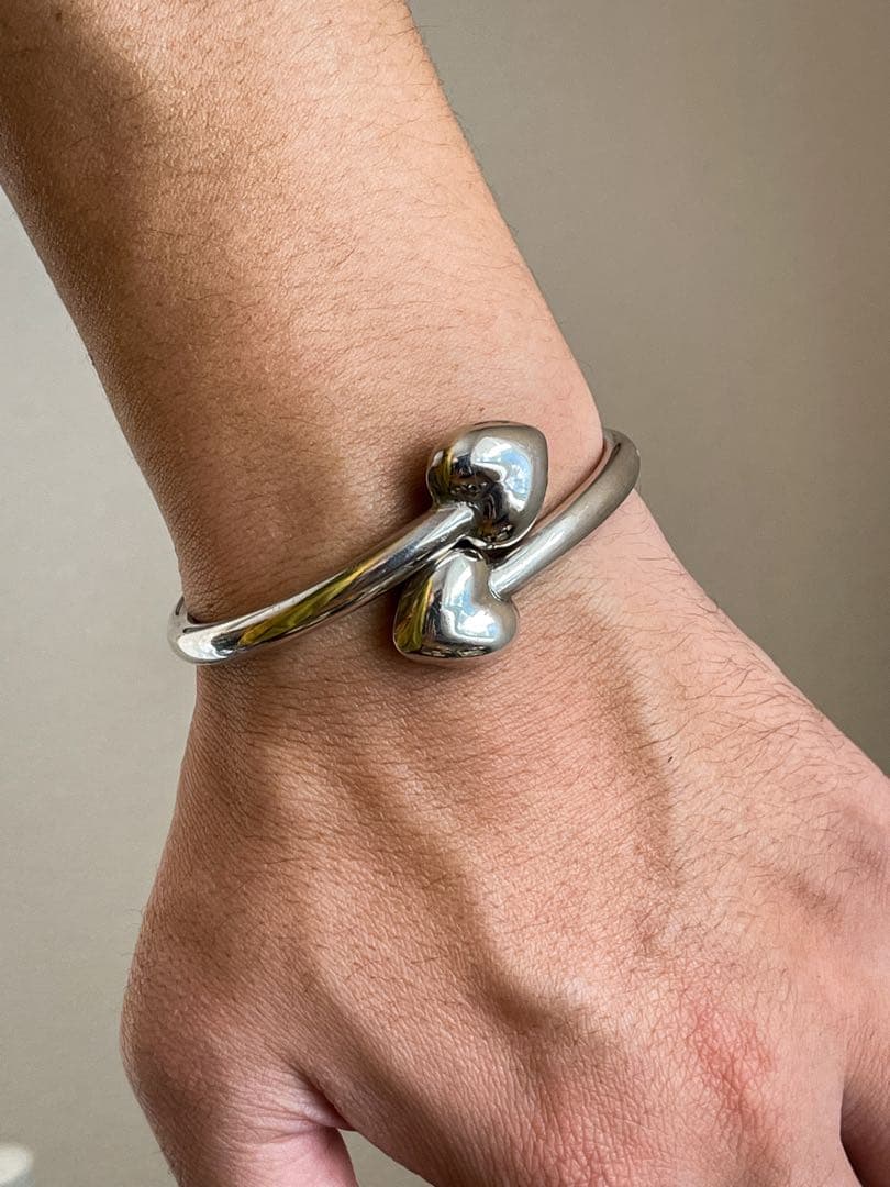 メキシカンジュエリー MEXICO 925 ハート バングル